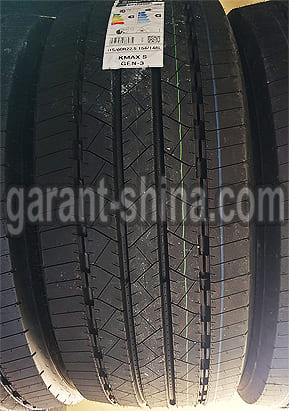 Goodyear KMax S Gen-3 (рулевая) 315/60 R22.5 154/148L 18PR - Фото реального протектора